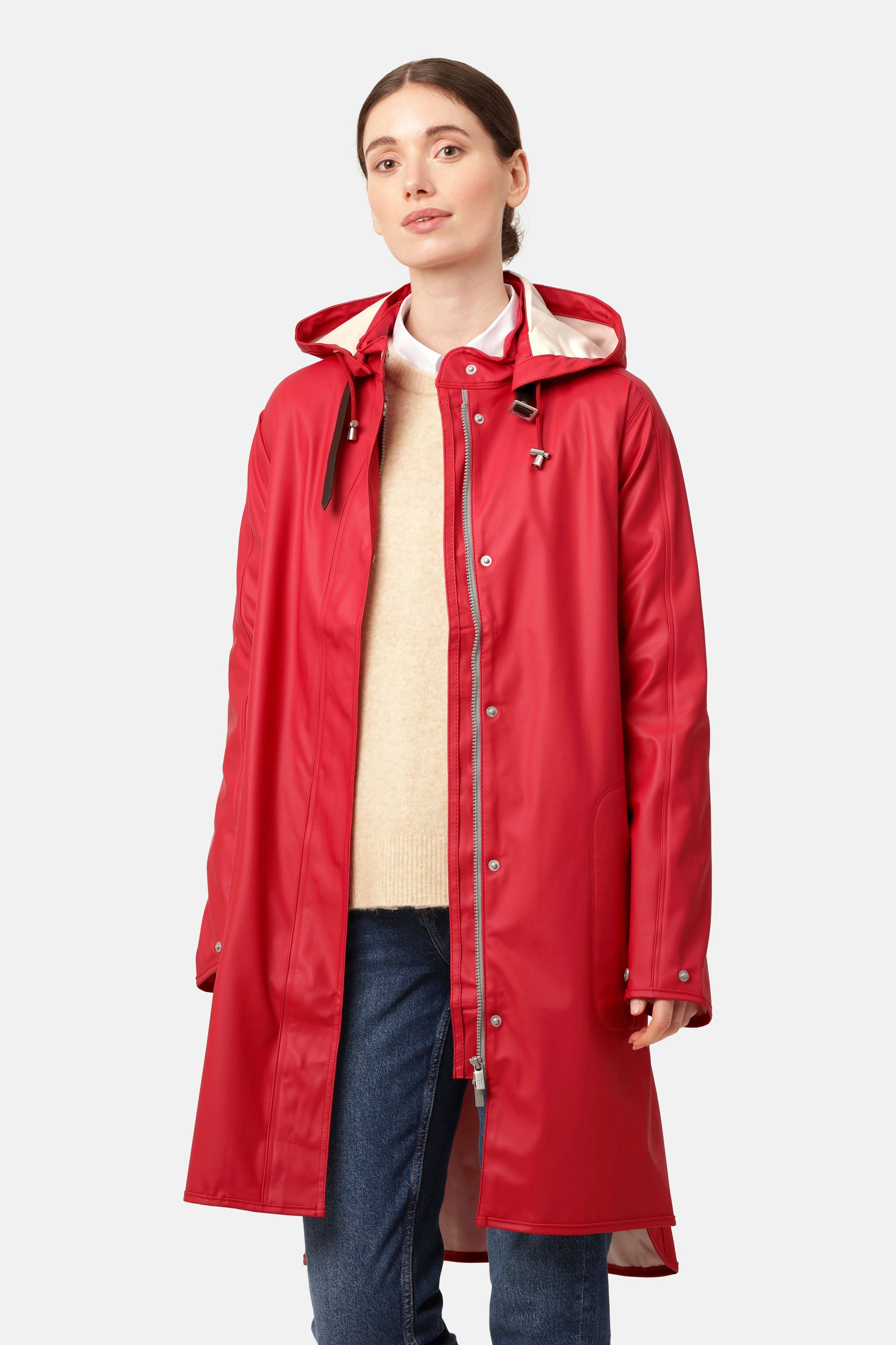 Leichter Regenmantel - Deep Red